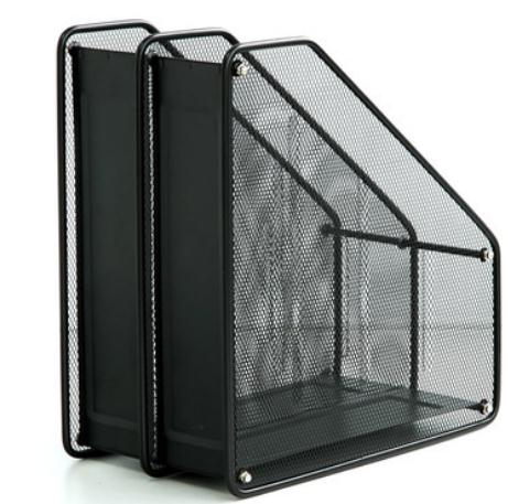 Стеллаж для хранения документов металлический Железный сетчатый Настольный стеллаж для хранения документов