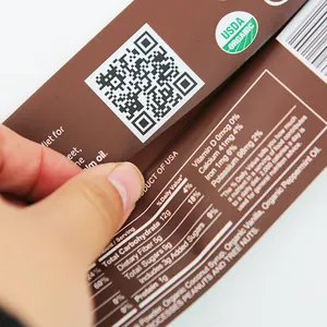 Envoltorios de papel de aluminio de chocolate de grado alimenticio reutilizables para chocolate y melocotón