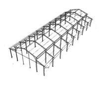 Grande tente d'atrium en PVC transparent avec cadre noir, structure en aluminium, mur en verre pour événements, mariages, tentes commerciales