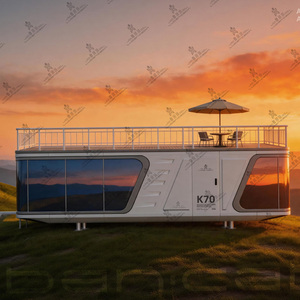 Cabine Luban verte personnalisée, conteneur complet, vente en gros, maison capsule spatiale de luxe préfabriquée pour la location hôtelière - Product Image 4