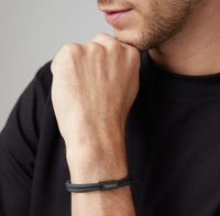 Bracelet en corde de voile personnalisé pour homme QIUHAN, en acier inoxydable, gravé au laser, bracelet en corde de surf pour partenaire surfiste