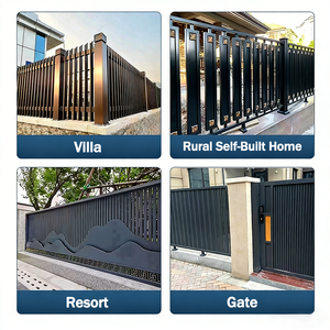 Cercas de Aluminio para Patio, Paneles de Privacidad para Jardín, Fáciles de Montar, Resistentes al Viento, Cercas de WPC para Granjas, Caballos y Villas - Product Image 5