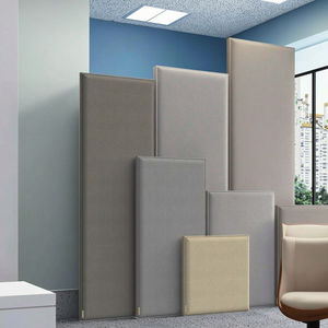 แผงอะคูสติกขนสัตว์ใยอะคูสติกสีเขียวล้วนทรีทเมนต์ป้อง<span class=keywords><strong>กัน</strong></span>การออกซิไดซ์ E0ฟอร์มาลดีไฮด์ผนังดูดซับเสียงอะคูสติก - Product Image 1