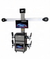 Machine d'alignement de roues 3D professionnelle à double écran, système d'alignement de roues mobile pour ateliers de réparation de pneus