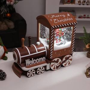Mini train de Noël en plastique avec musique de <span class=keywords><strong>neige</strong></span> pour décorations de festival - Product Image 6