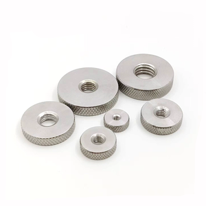 304 Edelstahl Rändelmutter M3 M4 M5 M6 M8 M10 mit großem flachem Griff, verstellbarer Rändelknopf, runder Daumenmutter - Product Image 5