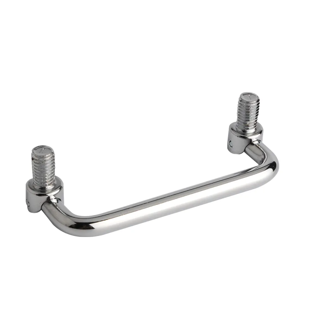 LS506 304 Stainless Steel Metal 90 Degree Mechanical Equipment Metal 3-15/16" Center to Center Folding Pull Handle