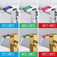 Robinet de salle de bain contemporain, mitigeur de lavabo monotrou en céramique et acier inoxydable, cascade, à poser sur le comptoir