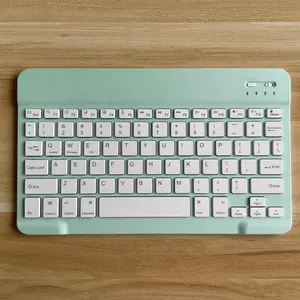 Keyboard Nirkabel untuk Xiaomi Iphone Ipad Tablet 10 Inci Keyboard Arab Keyboard Hadiah Natal