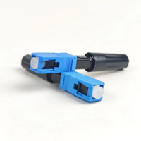 Conector Rápido FTTH Tiancheng, Monomodo/Multimodo, Carcasa de Plástico, Adaptador de Fibra Óptica SC PC UPC, Conector de Fibra Óptica PUSH-PULL