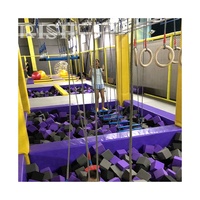 Parc de trampolines, centre de divertissement, aire de jeux intérieure multifonctionnelle pour enfants et adultes, équipement d'aventure