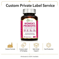 Complément alimentaire en capsules végétaliennes probiotiques pour femmes, marque privée OEM China-Herb