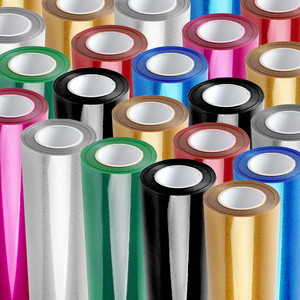 Vinilo Termoadhesivo Brillante con Purpurina para Planchar en Caliente, Rollos y Hojas para Camisetas, Ropa y Textiles, Venta al por Mayor de Fábrica - Product Image 1