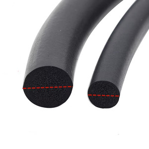 Junta de Sellado Redonda de <span class=keywords><strong>Espuma</strong></span> de <span class=keywords><strong>Goma</strong></span> EPDM en Forma de O, Negra, Antipolvo, Antiinsectos, Insonorizante, Larga Vida Útil - Product Image 1