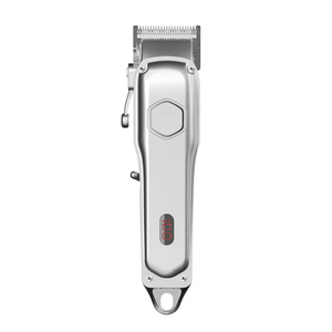 全身金属バリカンLCDディスプレイサロンコードレス低ノイズヘアトリマープロフェッショナル理髪バリカン - Product Image 1