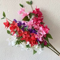 Mur de fleurs artificielles Triangle Plum en gros – Arrangement de bouquets décoratifs pour mariage