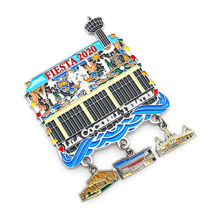 Aimants de réfrigérateur de la série urbaine haut de gamme, aimants personnalisés avec logo, grossiste exclusif d'aimants de réfrigérateur, cadeaux promotionnels - Product Image 1