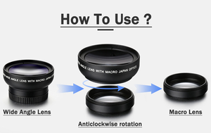 <span class=keywords><strong>Camera</strong></span> Điện Thoại Ống Kính Di Động Ngoài Góc Rộng 2 Trong 1 12,5x 15x Độ Phân Giải Cao 0.45 0.67 Có Kẹp Và Ốp Thông Dụng - Product Image 5