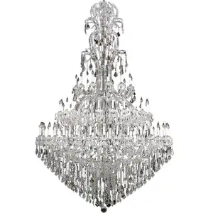 Contemporary hotel lighting clear crystal light chandelier luxury