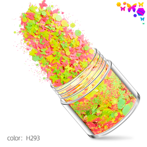 2021 nouveau papillon fluorescent scintillant papillon néon scintille pour le jour de Noël - Product Image 4
