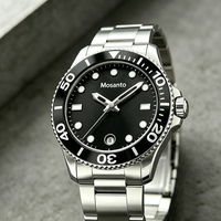 Montre de Plongée Sportive de Luxe pour Femme, Étanche 300M, Quartz, Acier Inoxydable, 36mm, Aiguille ETA, Tendance