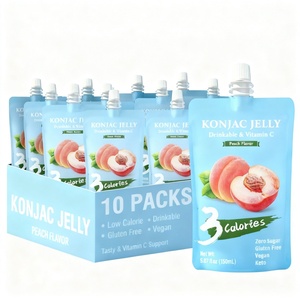 Palitos de Gelatina Konjac Bajos en Calorías de Marca Privada, Mejoran la Elasticidad de la Piel, Palitos de Gelatina de Colágeno - Product Image 1