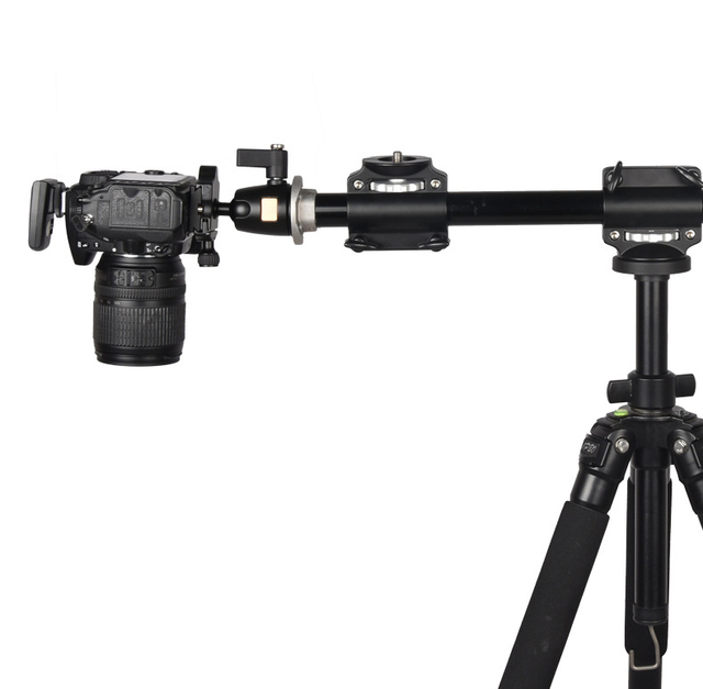 Professional 100cm Camera Boom Mount Extension Horizontal Tripod Cross Bar Arm Vertical Shooting Support Photo Studio Accessory