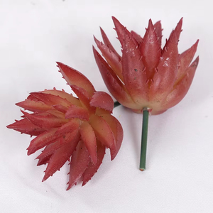 Decoración para el Hogar, Mini Plantas <span class=keywords><strong>Suculentas</strong></span> de Aloe en Maceta Gris Artificial de Alta Calidad - Product Image 4