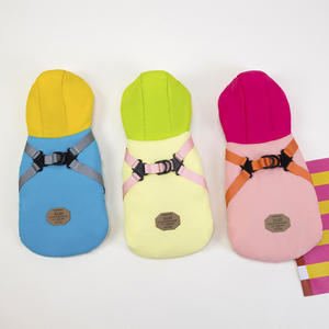 Gilet d'hiver épais <span class=keywords><strong>pour</strong></span> <span class=keywords><strong>chien</strong></span> avec anneau de laisse intégré, en polyester rembourré, chaud, <span class=keywords><strong>pour</strong></span> chiot, à capuche, fermeture à boutons-pression - Product Image 1