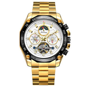 <span class=keywords><strong>Montre</strong></span> Forsining Tourbillon Mécanique <span class=keywords><strong>pour</strong></span> Hommes, Calendrier, Phase de Lune, Bracelet en Acier Inoxydable, <span class=keywords><strong>Montre</strong></span> de Soirée, Sportive, <span class=keywords><strong>pour</strong></span> Affaires - Product Image 5
