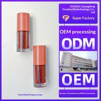 Traitement OEM transfrontalier, Fard à paupières mat velours, Fard à joues, Gloss à lèvres, Crème multi-usages, ODM, Marque privée, Gloss à lèvres personnalisé, Chine