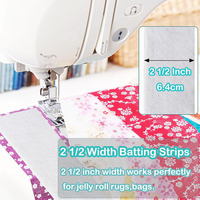 Tiras de Relleno de Gelatina Premium de 2.25 Pulgadas para Alfombras de Gelatina, Tiras de Relleno Precortadas 100% Poliéster para Acolchado