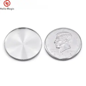 1pc Expanded Shell Half Dollar (<span class=keywords><strong>Head</strong></span>) Magic Tricks Apparaissant Vanish Coin Magie Accessoires Close Up Gimmick Prop Illusion - Product Image 2