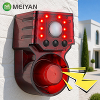 Alarme solaire MEIYAN pour la sécurité des fermes et la dissuasion des animaux, détection de mouvement, sirène 120 dB, enregistrement 35 s, usage privé en usine