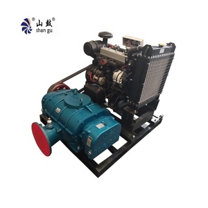 Shangu Wortels <span class=keywords><strong>Blower</strong></span> Vacuümpomp Hoge Druk Lucht <span class=keywords><strong>Blower</strong></span> Fish Garnalen Landbouw Met Dieselmotor - Product Image 4