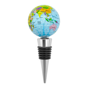 Christmas Wine Stopper Silicone Bottle Alloy Cork Style - Product Image 2