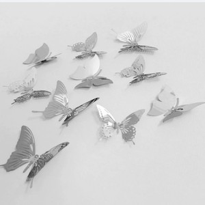 Bedroom Bathroom Living Room Decoration 3D Butterfly Wall Art Sticker Set For Room Home Nursery Classroom Offices - Product Image 5