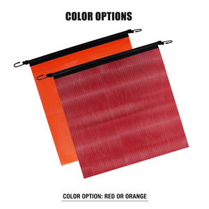 ธงนิรภัยตาข่ายพีวีซี18X18นิ้ว/24x24นิ้วแบบมีสายรัด Fmcsa ได้รับการรับรองจาก393.87 - Product Image 6