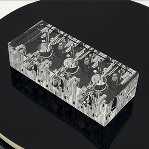 ชิ้นส่วนพลาสติกอะคริลิกใสแบบกำหนดเองสำหรับ OEM ผลิตด้วยเครื่อง CNC ความแม่นยำสูง - Product Image 1