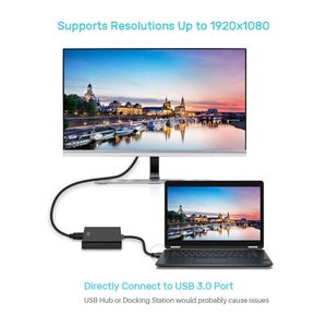 Adaptador <span class=keywords><strong>USB</strong></span> <span class=keywords><strong>a</strong></span> VGA SYONG <span class=keywords><strong>para</strong></span> Monitor, Convertidor VGA <span class=keywords><strong>a</strong></span> <span class=keywords><strong>USB</strong></span> 3.0/2.0, Cable <span class=keywords><strong>de</strong></span> Video Multi-Pantalla 1080P <span class=keywords><strong>para</strong></span> Computadoras Portátiles, Monitores y Televisores - Product Image 6