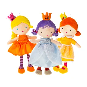 Premium OEM Factory New Fashion Dress-up Princess Accessories Set Doll Outfit Dress Plush Dolls for Girls