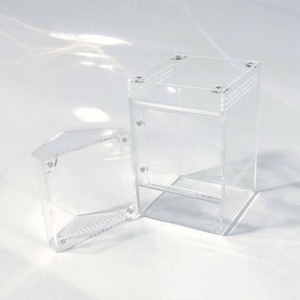 Nuevo Diseño YAGELI: Recinto de Cría de Tarántulas y Arañas de Acrílico Transparente, Tamaño Personalizado, Impresión Serigráfica, Exhibición en Casa - Product Image 4
