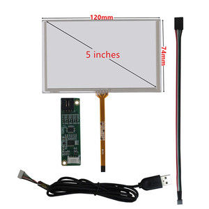 5 inch 800*480 <span class=keywords><strong>LCD</strong></span> màn hình hiển thị Digitizer màn hình cảm ứng điều khiển Điều khiển Bảng điều khiển mini hd-tương thích màn hình Kit - Product Image 2