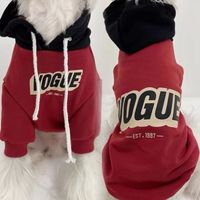 Sudadera de Lujo para Perro con Bloques de Color, Forro Polar Ecológico, Diseño Minimalista y Estilo Deportivo