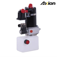 Axion PNM-1-1 12V 24V Motor DC Pompa Gigi Internal Mini Pallet Truck Unit Tenaga Hidrolik Paduan Aluminium 0.8KW Aksi Ganda