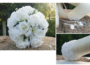 <span class=keywords><strong>Ramo</strong></span> <span class=keywords><strong>de</strong></span> <span class=keywords><strong>Flores</strong></span> Artificiales <span class=keywords><strong>de</strong></span> Tela Hecho a Mano, <span class=keywords><strong>Ramo</strong></span> <span class=keywords><strong>de</strong></span> Rosas para <span class=keywords><strong>Novia</strong></span>, para Bodas y Día <span class=keywords><strong>de</strong></span> la Madre, Estilo Coreano - Product Image 4