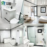HYDH Factory Wholesale 20ft Expandable Container House Waterproof Windproof Foldable Home Family Residential Temporary