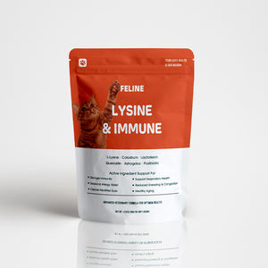 חטיפי ליזין רכים לחתולים, תוסף תזונה לתמיכה בחסינות ולבריאות הנשימה, באריזת שקית. - Product Image 6