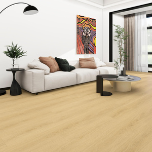 Revêtement de sol en vinyle SPC à clipsage, résistant aux taches, imperméable, aspect bois de chêne naturel 5 mm, pour boutiques - Product Image 2