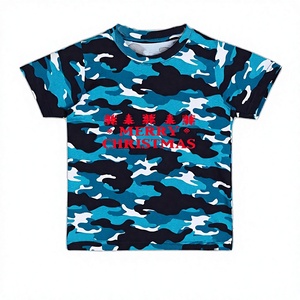 T-shirt Enfant Écologique Respirant en Polyester/Coton Col Rond Manches Courtes Haut de Sport Bébé Personnalisable Logo Décontracté Vente en Gros - Product Image 1